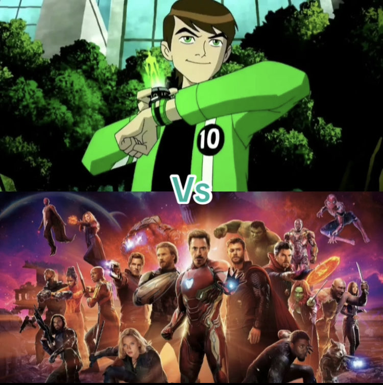 jjmakye24's tweet image. Does Ben 10 Solos the Avengers? #vs #fypシ゚viral #cartoon #avengers #ben10 #Fight