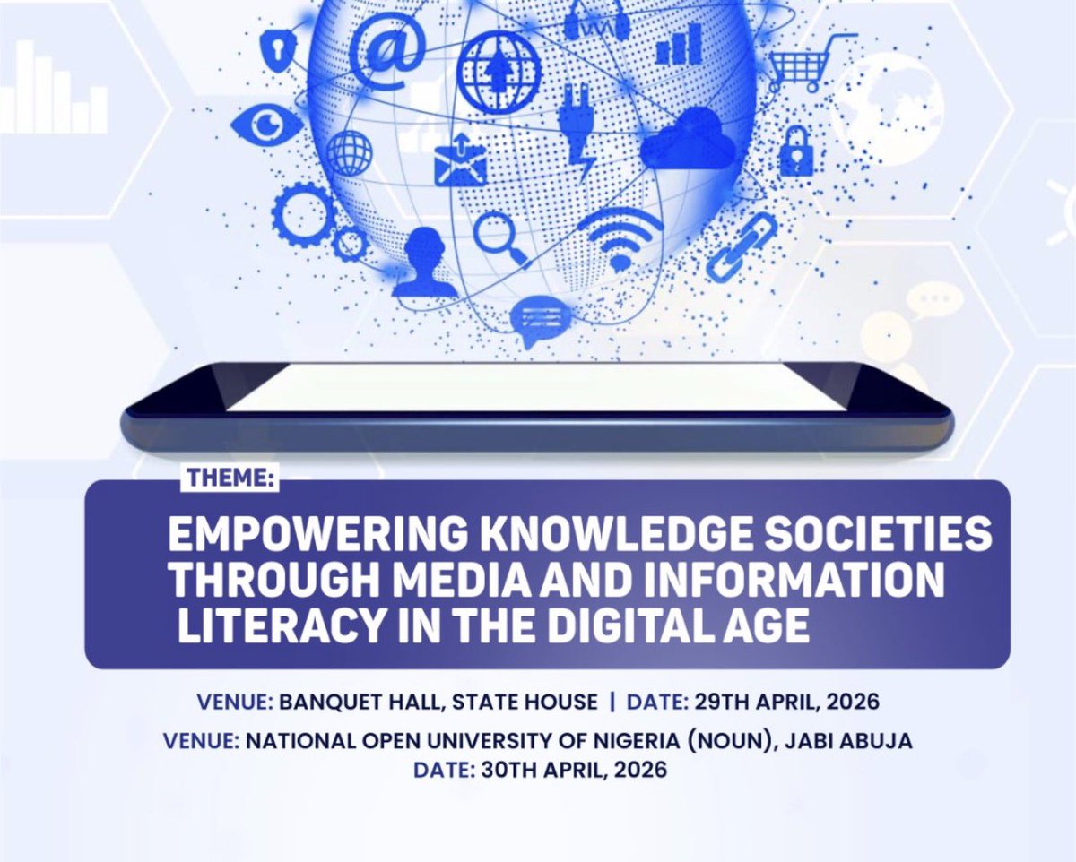 PDNigeria's tweet image. #Nigeria marks a historic milestone with the official launch of the International Media and Information Literacy Institute (IMILI), the first #UNESCO Category 2 Institute globally dedicated to Media and Information Literacy under the auspices of UNESCO. #IMILI