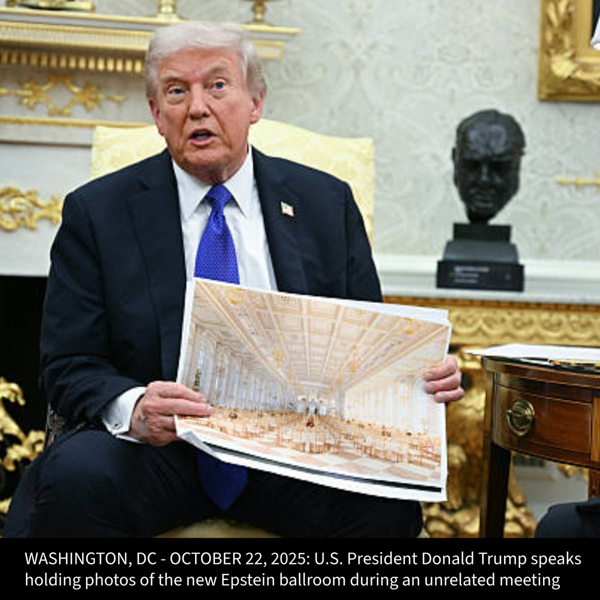 anti_state's tweet photo. Me: The Epstein cover-up has been, at best,  terribly mismanaged, and there's not even any accountability for that. It will be a shit-stain on everything Trump does.

Trump Cucks:
"This is communist propaganda"
"Show me in the files where Trump fucked even a single minor"
"B-b-but Biden gets a pass?"