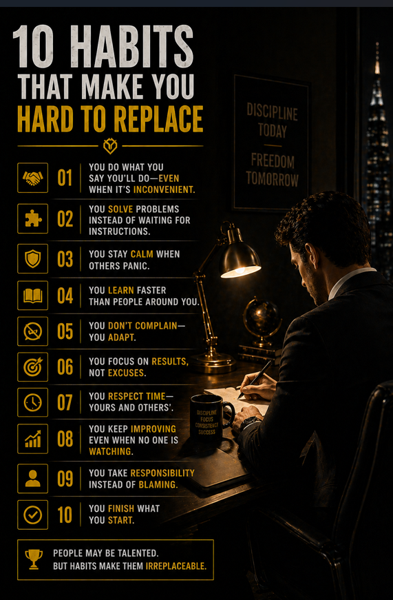 DisciplineEarns's tweet image. Being valuable isn’t luck.

It’s built through habits most people avoid.

Which one are you working on?

#Discipline #SelfImprovement #Growth #Mindset #Success