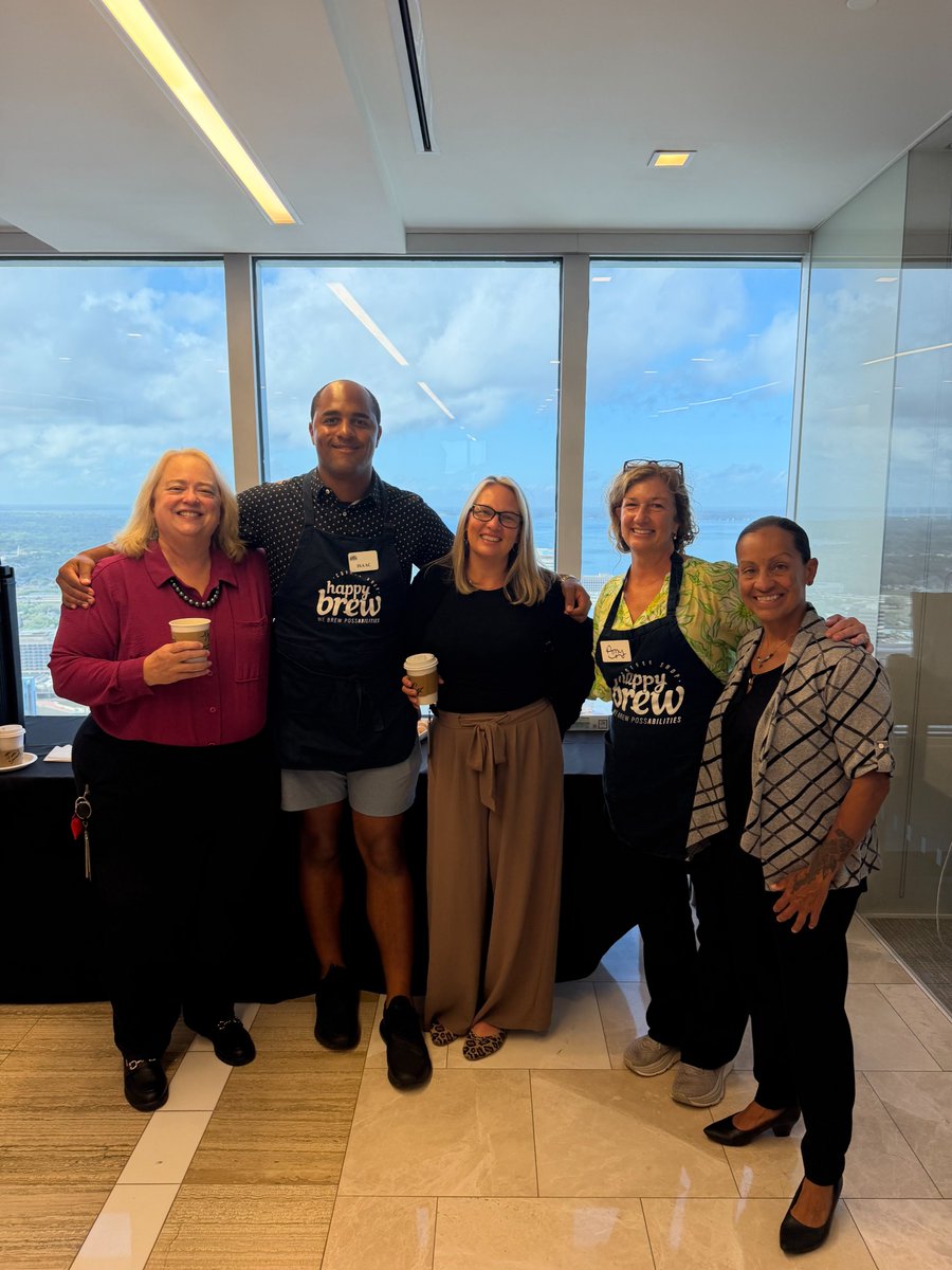 Holland_Knight's tweet image. Our #Jacksonville office was pleased to host a coffee meetup this morning in recognition of #AutismAwarenessMonth with Happy Brew, a #nonprofit community café providing #employment and job training for individuals with intellectual and developmental disabilities. We were glad to