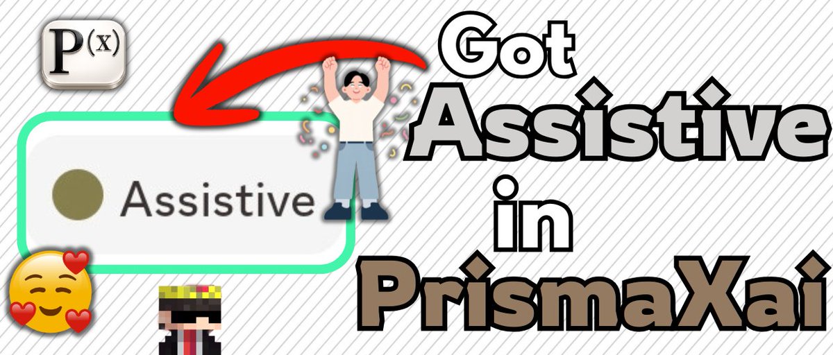 skilllanasx's tweet photo. Got the Assistive role in @PrismaXai Discord 😘😊 

Thank you to the team and everyone who supported me. 
Really appreciate it. Let’s keep learning and growing together.

gPrisma https://t.co/OKd3GOxl64