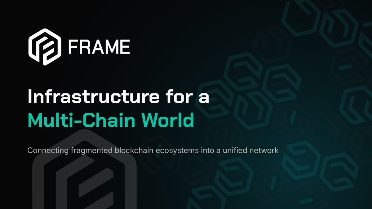 I_m_Smiley's tweet image. #frame is building!

Connecting all the major blockchain, so the possibilities are endless.

(Crypto) Pay systems, games, enterprise private blockchain, RWA, date and much more!

#Build_on_Frame!
