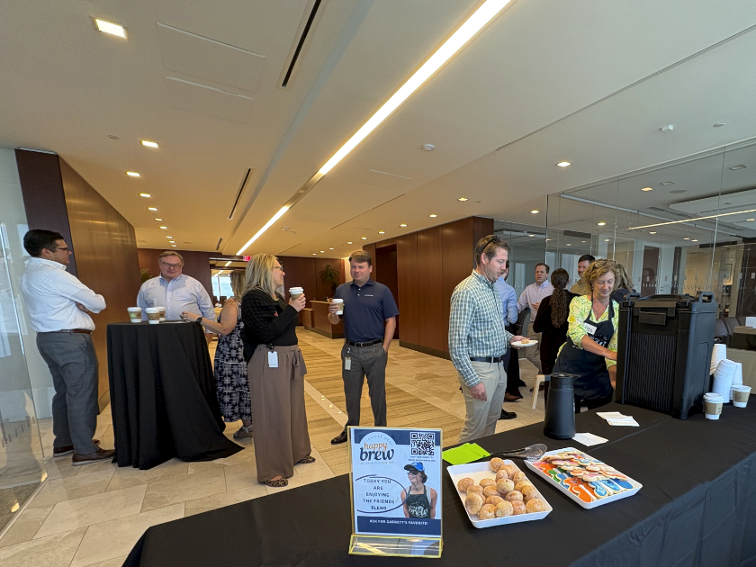 Holland_Knight's tweet image. Our #Jacksonville office was pleased to host a coffee meetup this morning in recognition of #AutismAwarenessMonth with Happy Brew, a #nonprofit community café providing #employment and job training for individuals with intellectual and developmental disabilities. We were glad to