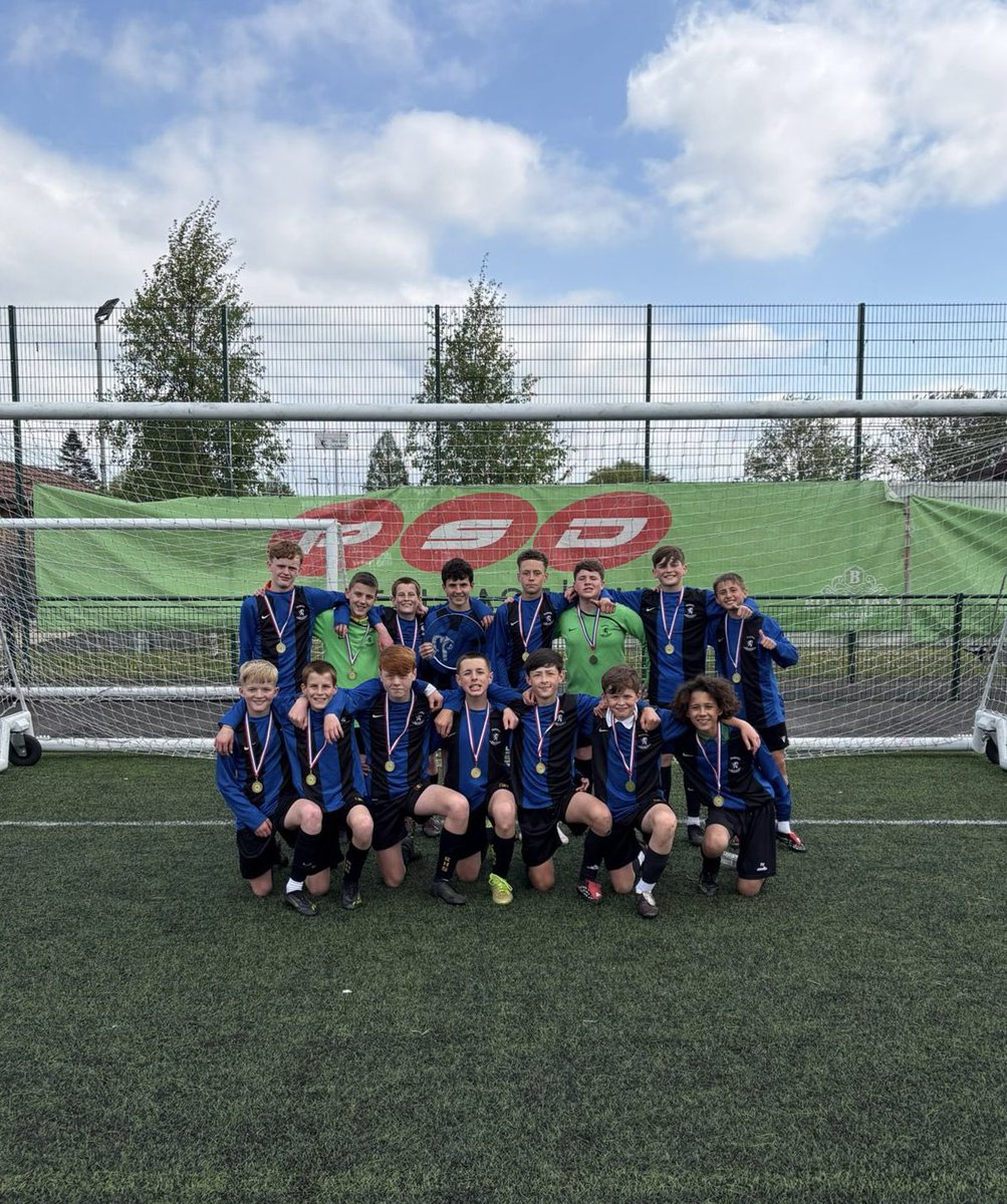 RainhillPE's tweet photo. Well done y8 lads who cap off a good year in style. 

Last 32 in the country, a Merseyside quarter final and now a plate final win. 

Looking forward to next year https://t.co/Jqe6M1VrM2