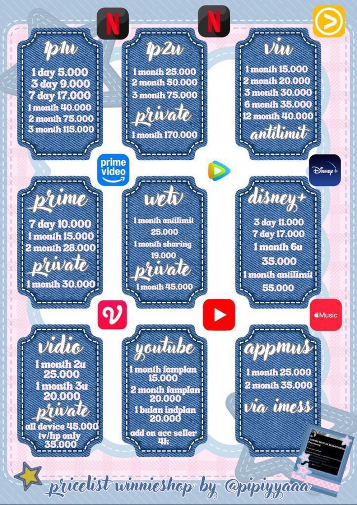 cayline winnie jual netflix murah|| #zonauang tweet media