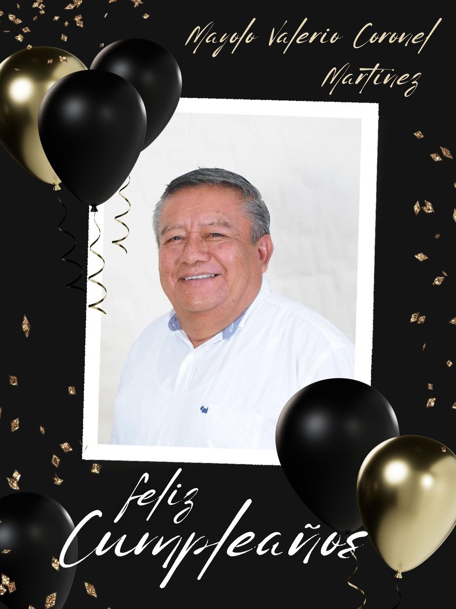 ManuelAndresGD's tweet photo. ¡Feliz cumpleaños, Lic. Mayolo Valerio Coronel Martínez! 🎂
Un gusto poder felicitar hoy a nuestro Secretario Municipal. Le deseo lo mejor en este día especial, rodeado de su familia y amigos. Gracias por el trabajo conjunto en favor de nuestra Villa de Zaachila.
¡Fuerte abrazo! https://t.co/9rzkRI9epU