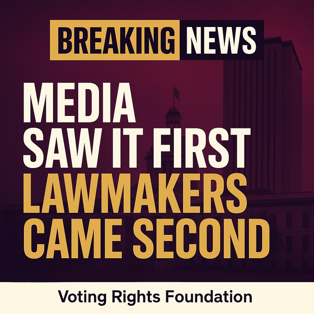 MEDIA SAW IT FIRST / LAWMAKERS CAME SECOND

Florida's new congressional map drops today — designed to flip 4 seats. The governor showed it to a media outlet before legislators had seen it. Voters passed a constitutional ban on partisan gerrymandering in 2010. The Florida Supreme