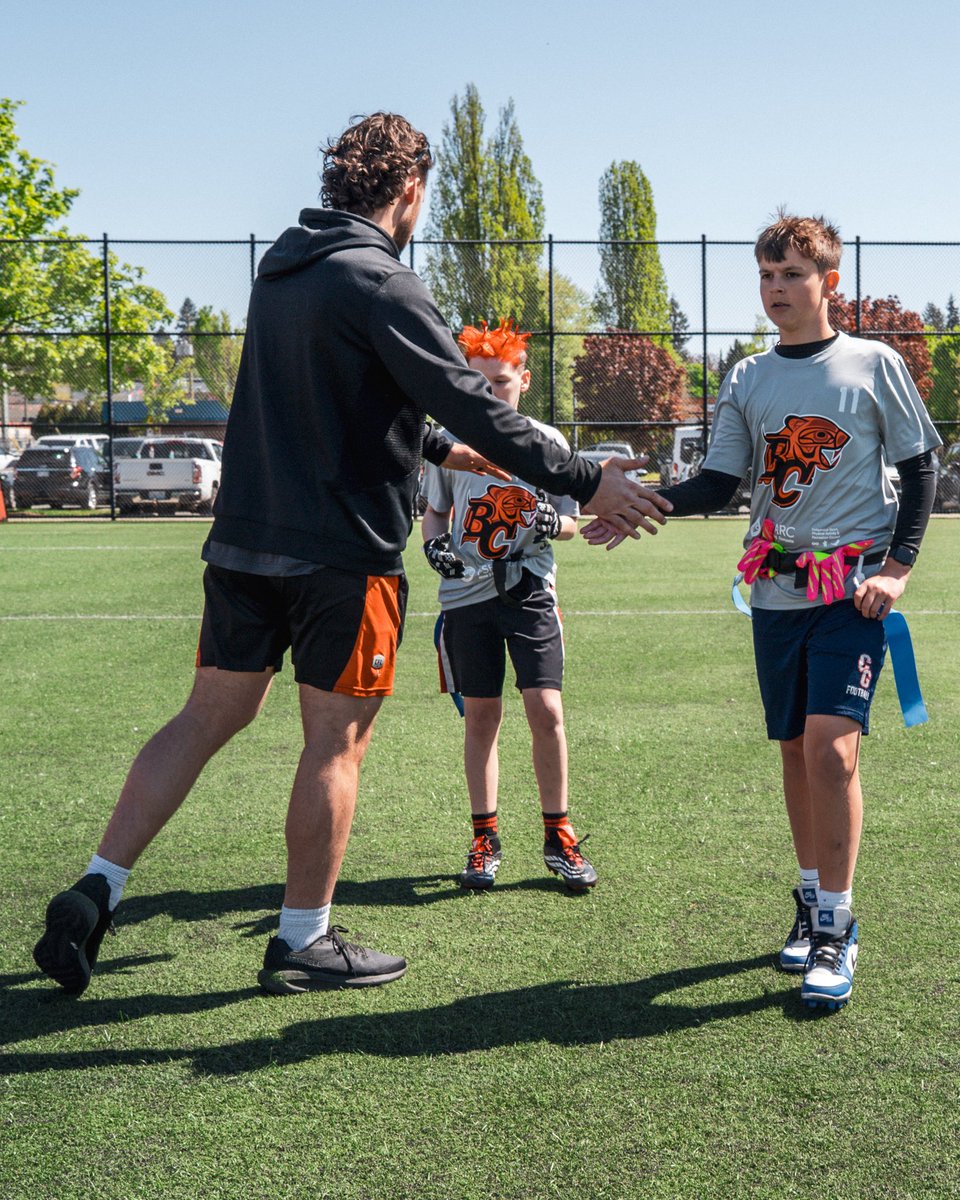 BCLions's tweet photo. The BC Lions Indigenous Youth Program came to an amazing close this weekend with a tournament that brought together every team, coach, and community member.

We’re so grateful for the support behind this program, and thankful to @ISPARCBC for the partnership that keeps it going. 🧡