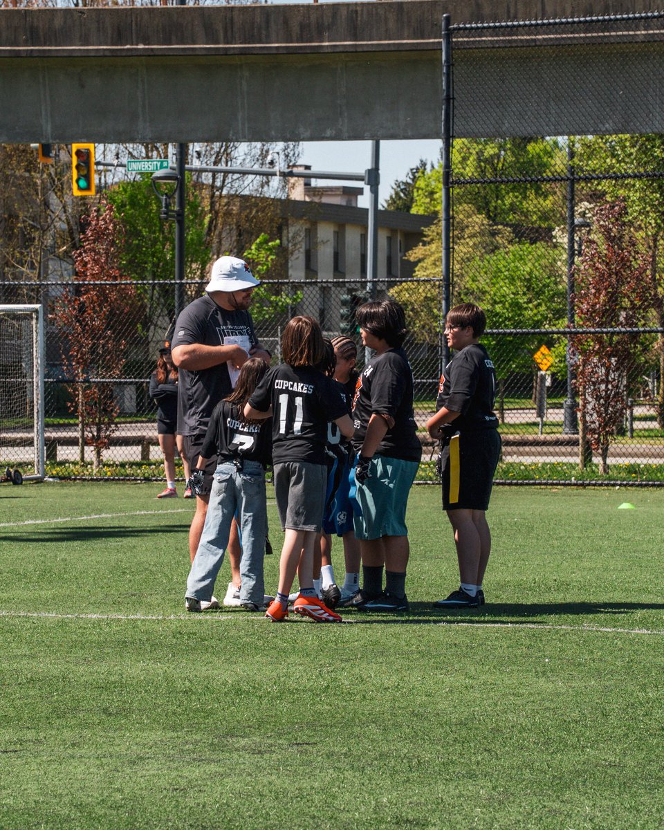 BCLions's tweet photo. The BC Lions Indigenous Youth Program came to an amazing close this weekend with a tournament that brought together every team, coach, and community member.

We’re so grateful for the support behind this program, and thankful to @ISPARCBC for the partnership that keeps it going. 🧡
