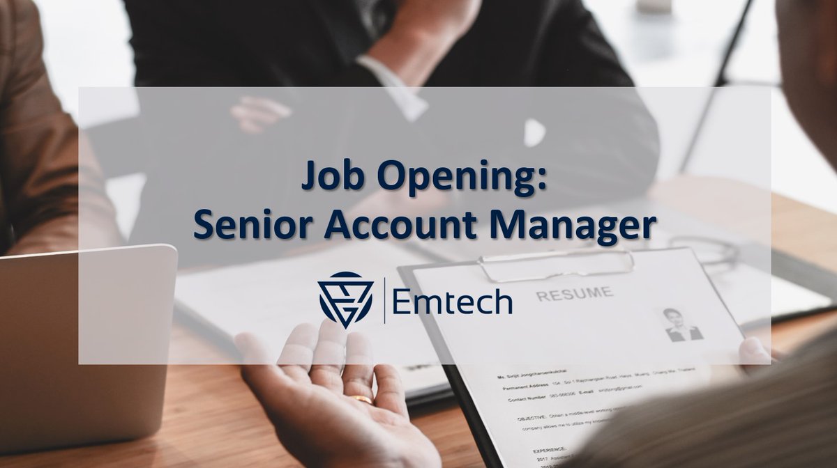 EmtechGroupInc's tweet image. 🚀 We're on the lookout for a Sr. Account Manager to join our team! If you're a strategic thinker with a knack for building client relationships and driving results, we want you! Apply now at emtechgroup.com/career-job-pos…  #insurance #insurtech #Insurancecareers #insurancejobs #hiring
