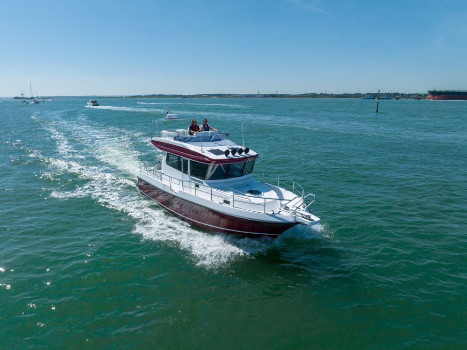 BerthonIntl's tweet image. Price Reduction! Our 2022 Nord Star 36+ 38’1” / 11.60m just dropped to £349,500 VAT paid. Details here ➜ buff.ly/ZGy3BuJ #motoryacht #yachtforsale #yachting #yachtbroker