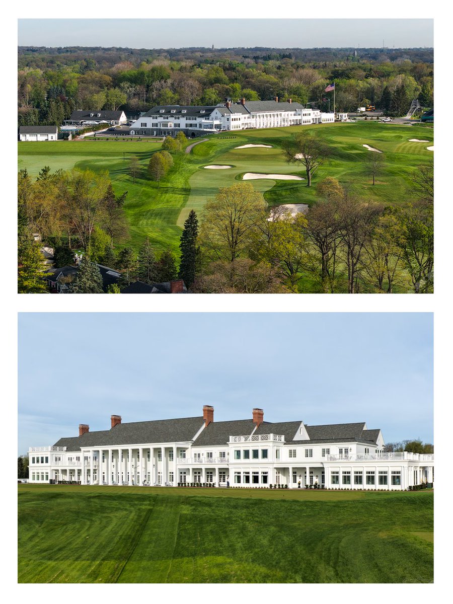 oaklandhillscc's tweet photo. Oakland Hills enters a defining new chapter with the unveiling of its new clubhouse, where signature dining, refined lounges, a grand ballroom, and striking locker rooms offer sweeping views of the South Course, blending tradition with modern club life. https://t.co/uDfFqZuq8c