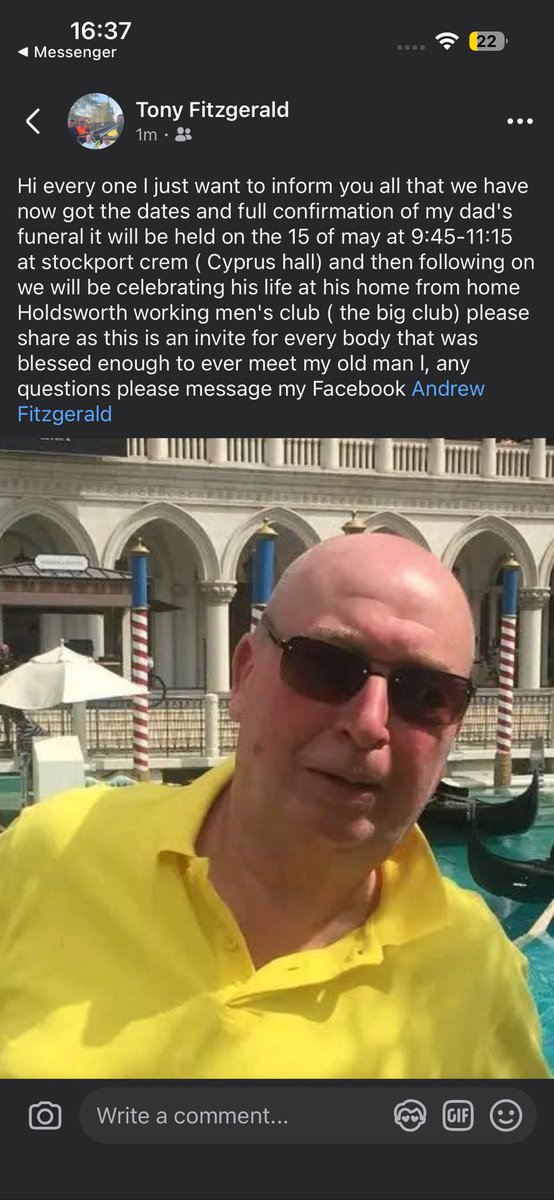 Fitzgerald1993's tweet photo. You’ll get the send off you deserve pops ❤️ https://t.co/yFJVE7OZfF