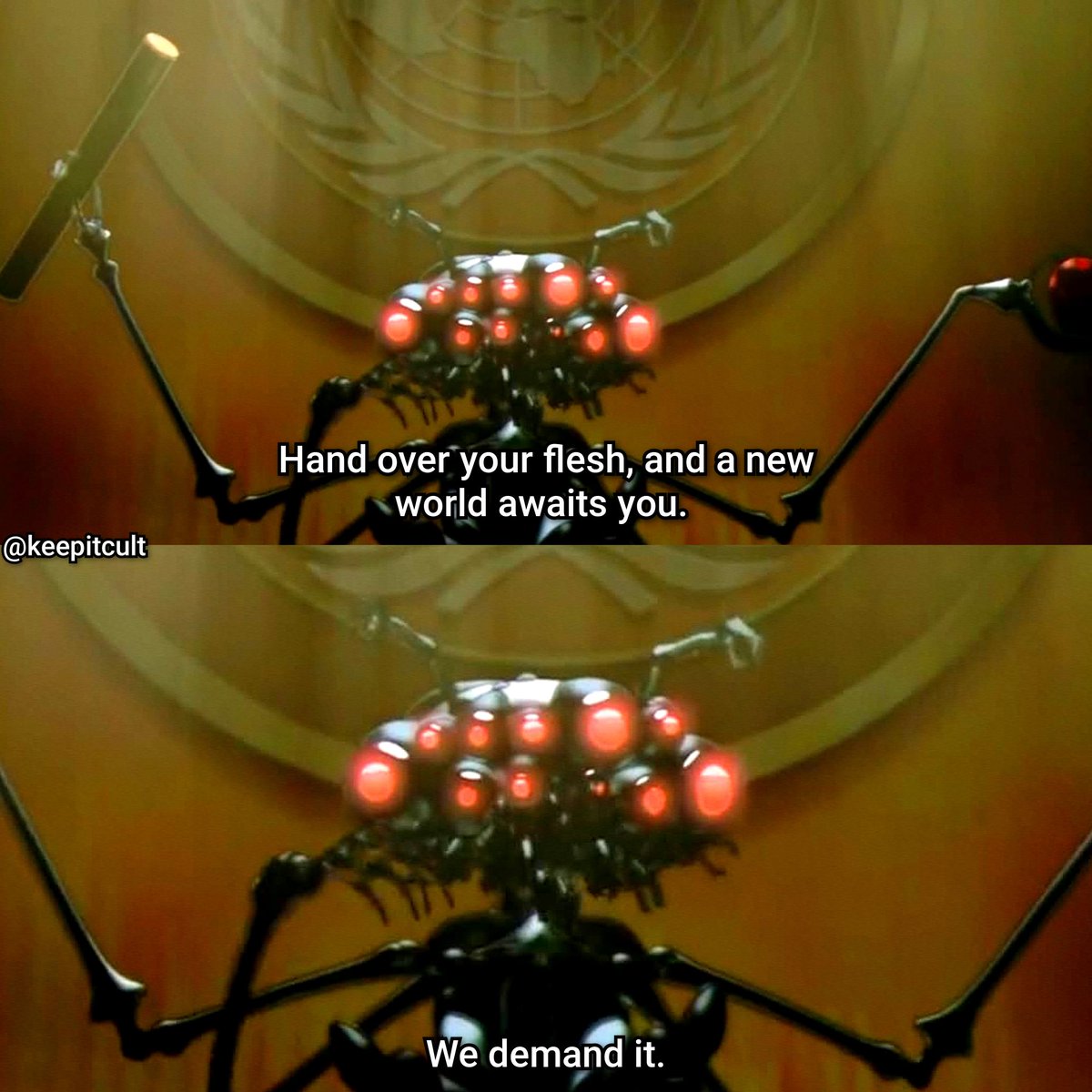 firstshowing's tweet photo. The Animatrix STILL rules!! Have always loved these shorts. And it's still as prescient as ever - an especially foreboding look at our AI future. 🤖🤖 #Animatrix https://t.co/09mk7VRtHT