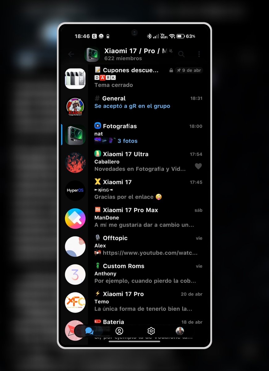 Daevisd's tweet image. Actualización del cliente de #telegram "Nagram"