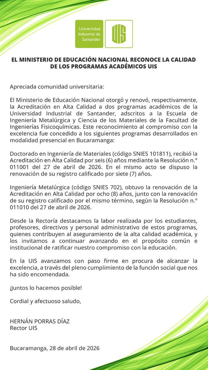 Hernán Porras Díaz tweet media