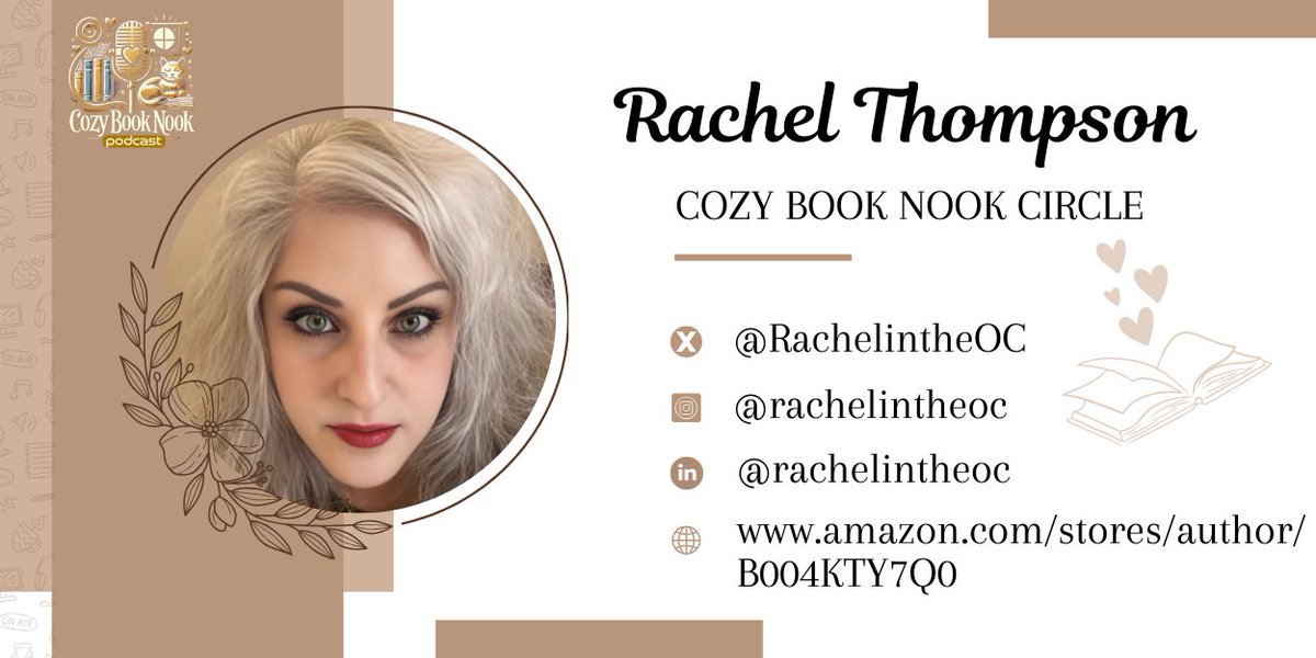 NoorioZehra's tweet image. 📚 Meet the #CozyBookNookCircle 📚the heartbeat of our weekly Author’s Book Marketing #Podcast 😊
@RachelintheOC 

Each week, we spotlight an inspiring voice in our writing community🎙️

#AuthorCommunity #ShamelessSelfpromoTuesday #writerscommunity 

x.com/i/spaces/1lJQR…