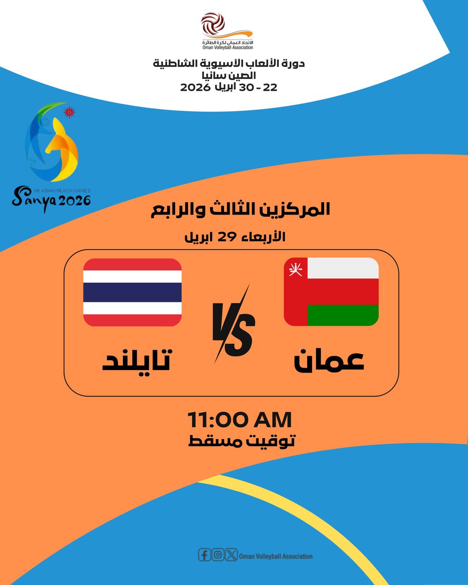 Oman Volleyball Association tweet media
