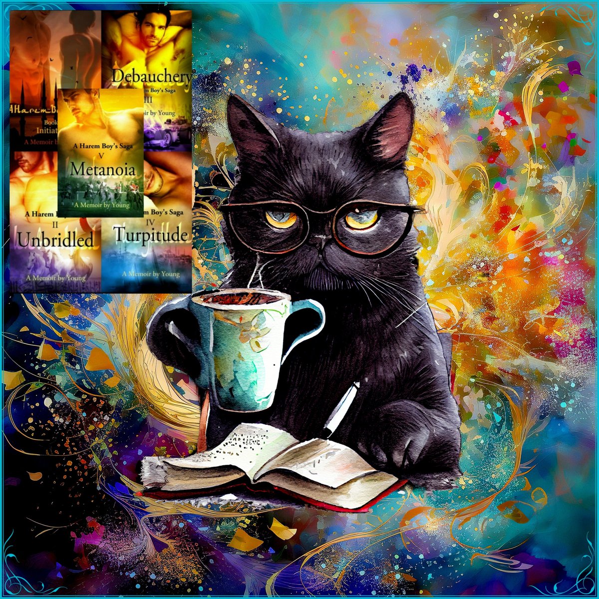 BernardFoo85867's tweet image. A Harem Boy's Saga: a memoir by Young (a 5-book series) amzn.to/1FMlHVY is a #lovestory between a young man and his chaperone while maneuvering through the mine-fields of a Middle Eastern harem in the mid-1960s.
#bookrecommendation #BookBoost #bookaday
