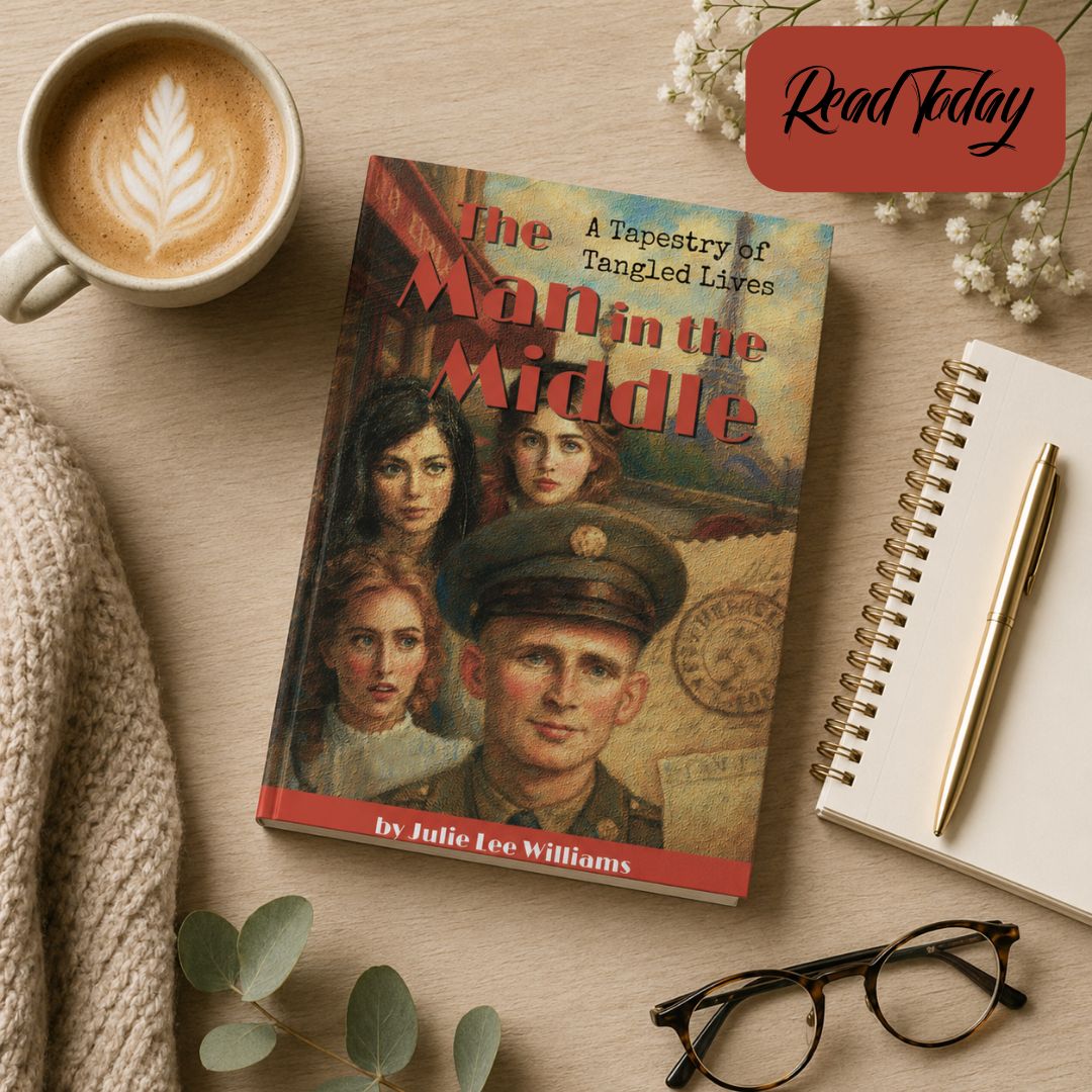 novelnewsnetwk's tweet photo. Read Today - The Man in the Middle: A Tapestry of Tangled Lives by Julie Lee Williams – Historical Fiction
https://t.co/kATjmoOUXd
@RABTBookTours #RABTBookTours #TheManintheMiddle #JulieLeeWilliams #HistoricalFiction https://t.co/9VUiQhgK1e