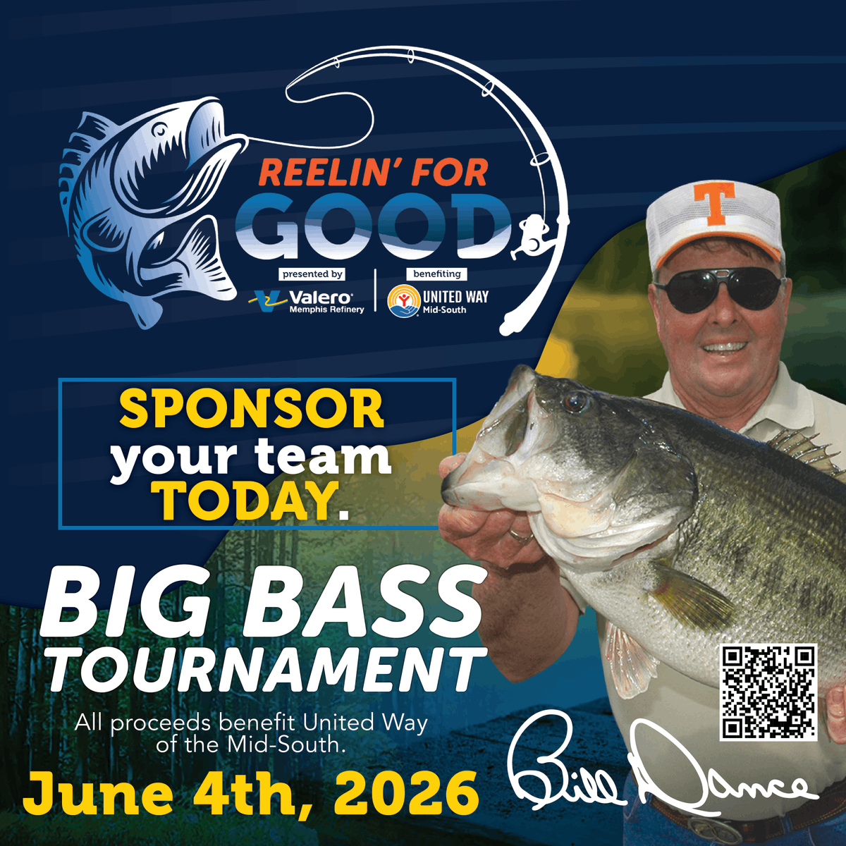 uwmidsouth's tweet photo. BIG CATCHES. BIG PRIZES. BIG IMPACT. 🎣🔥
It’s that time of year… Reelin’ for Good is back June 4!

$2,000 for the biggest catch
June 4 | Sardis Lake Marina | 6AM–1PM

Benefiting United Way of the Mid-South.
Tap in and register now! https://t.co/FRVk6PF15r https://t.co/h4IGhen2I4
