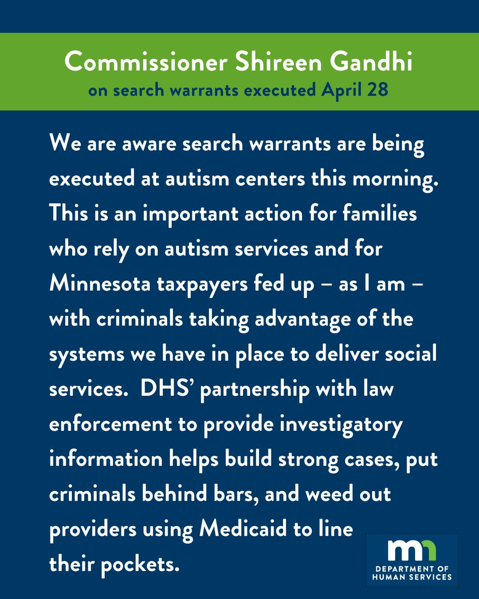 MN Department of Human Services tweet media