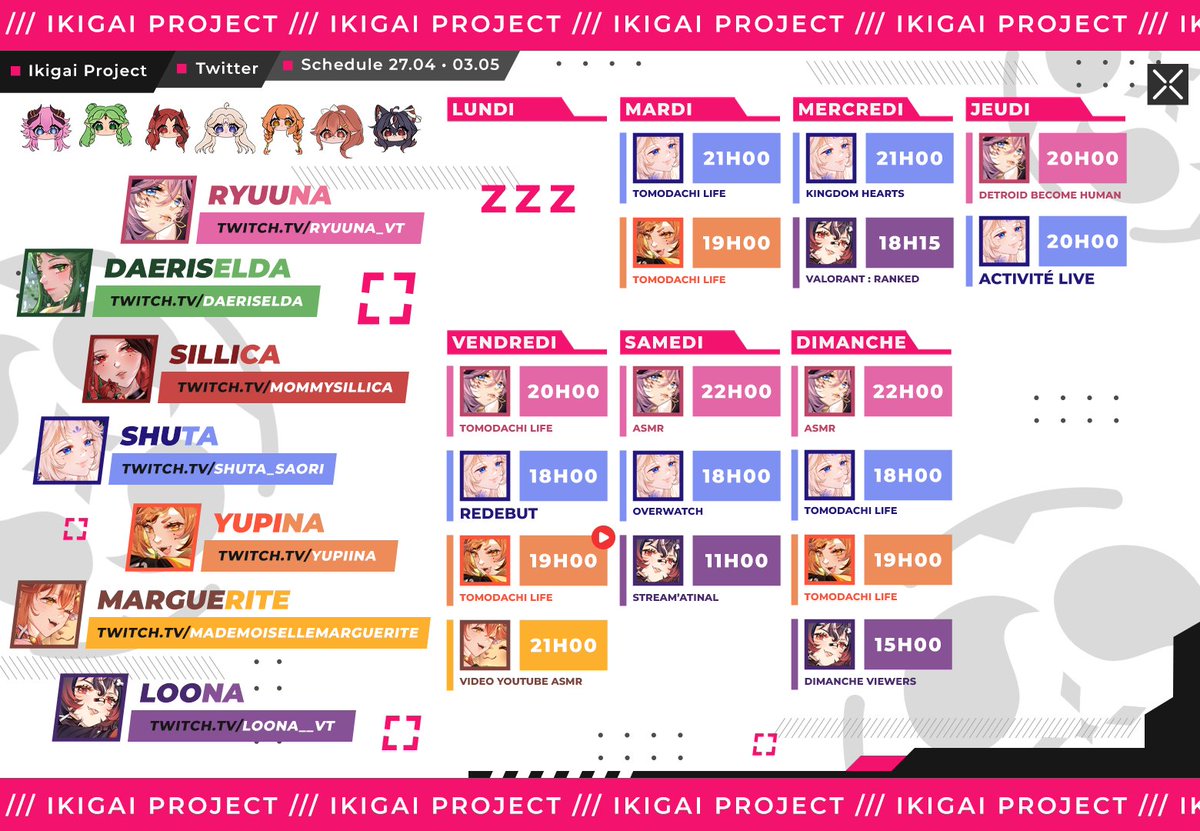 IKIGAI PROJECT ✨ Groupe Vtuber FR tweet media