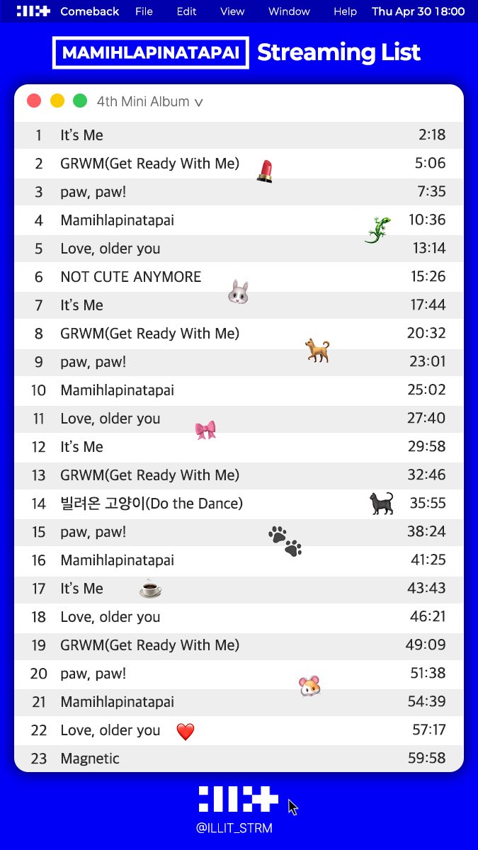 아일릿 음원총공팀 tweet media