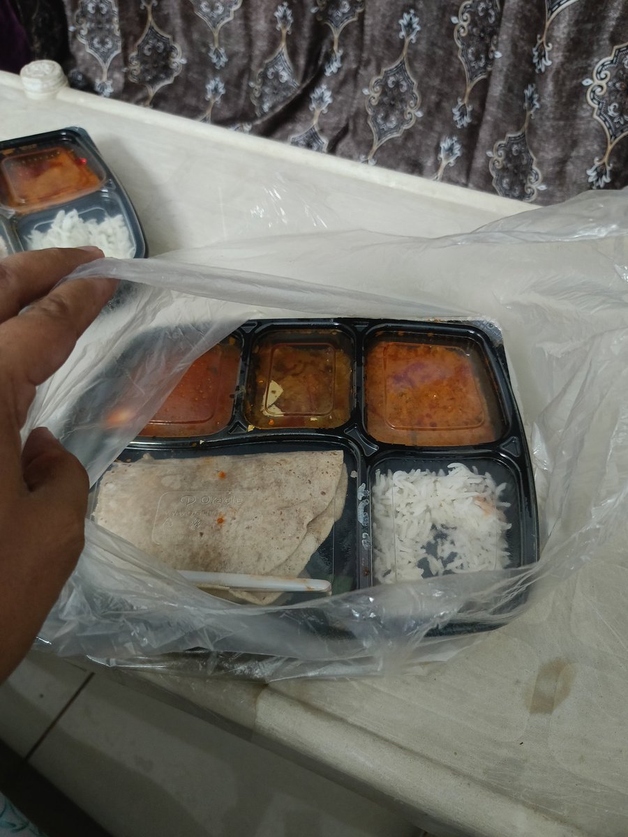 i_m_aadeez's tweet photo. Dear @Swiggy and @SwiggyCares ,
I am not able to understand that what type of care you are showing to your customers. No reply for my mail since 3 days. What type of food is this? We throwed in the dustbin. Order Id Order ID 8048155876 https://t.co/OCGR7YqCqE