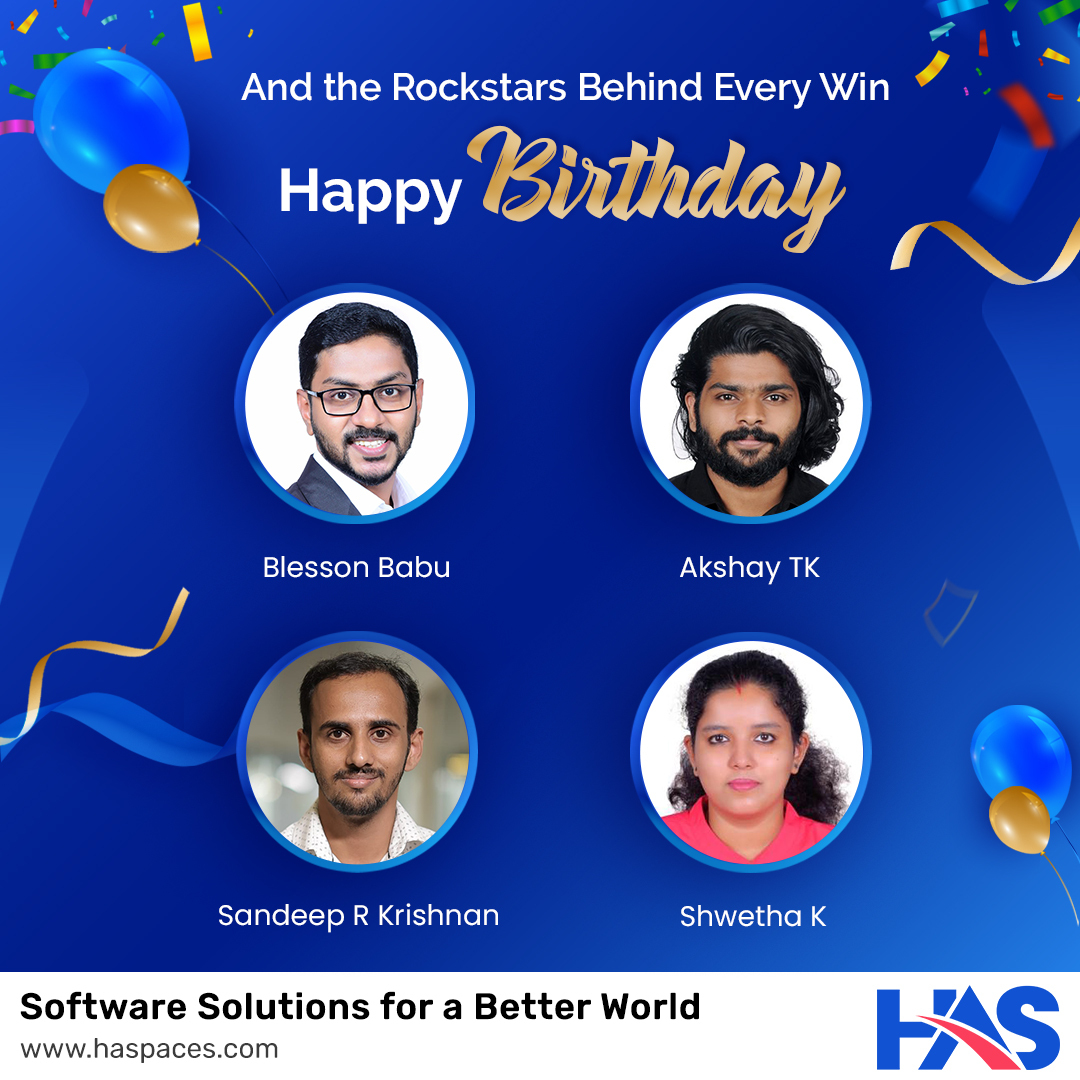 SoftwareHas's tweet image. You’ve reached a new version update. Bugs may exist. 😂It’s birthday season at HAS! To our birthday stars: may your day be full of laughter, surprises &amp;amp; endless cake 🎂💙 Today, you’re officially off Slack &amp;amp; emails. Happy Birthday, icons! ✨#Celebration #HAS