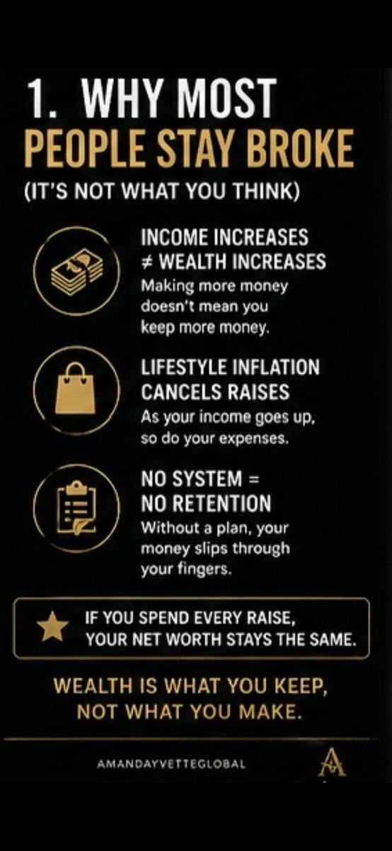AmandaYHayes's tweet image. You’re not broke—
your system is.

#AmandaYvetteGlobal #MoneyMoves #FinancialFreedom
