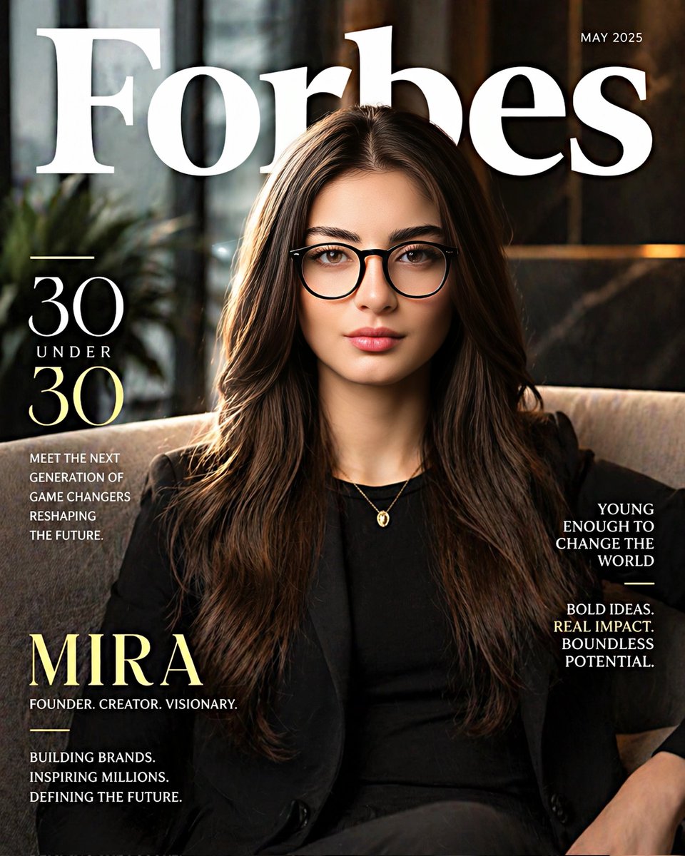 Empowered Elegance: Forbes 30 Under 30 Portrait - PromptGather image 1
