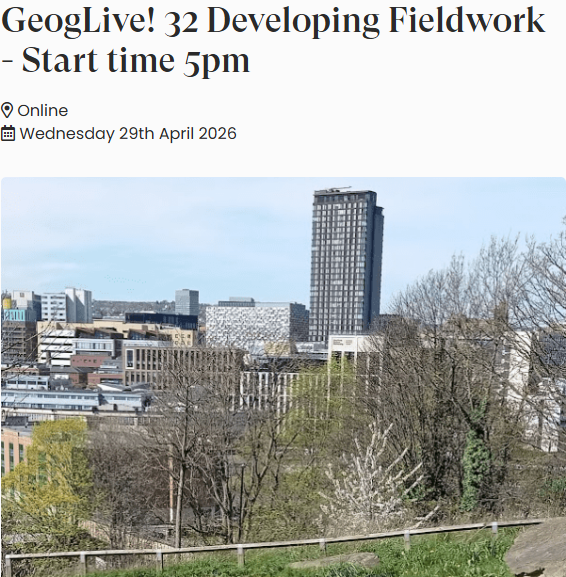 EYPPC_GA's tweet image. ticketsource.com/eyppc/geoglive…
Join us tomorrow!
#fieldwork @The_GA  GeogLive!