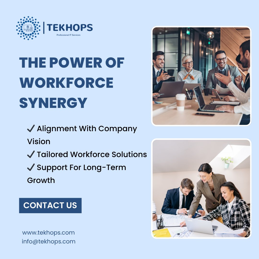 tekhopscom's tweet photo. Teams that work well together deliver more.

✔️ Strong team chemistry
✔️ Balanced skill sets
✔️ Enhanced performance

🌐 https://t.co/70RbgzvZhG
📧 info@tekhops.com

#TeamSynergy #ITStaffing #BusinessExcellence #TEKhops #USA #India https://t.co/3ZY1npdMPM