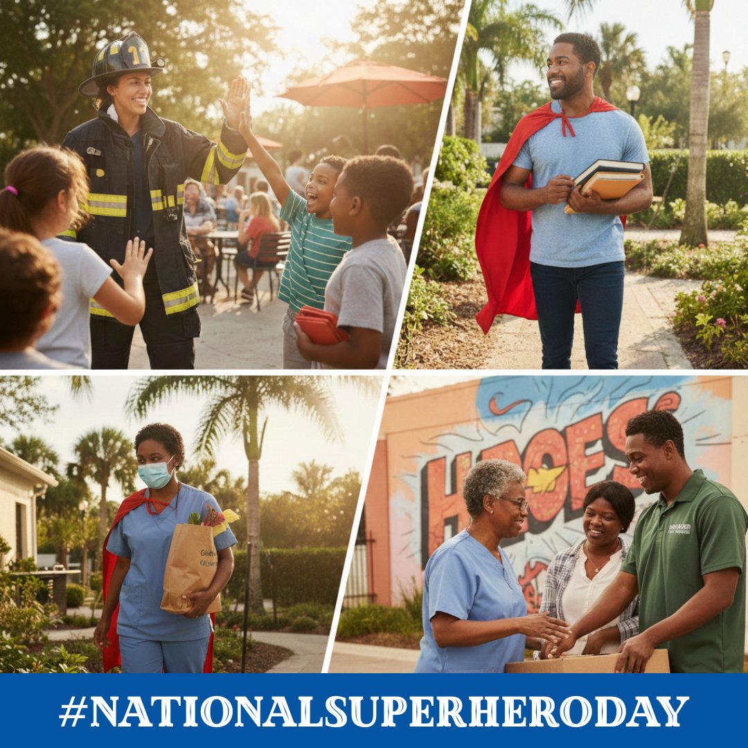 YSPFredRd's tweet photo. Happy National Superhero Day! 🦸‍♂️🏙️

Today isn't just about the movies—it's about the local heroes who make our community great. From teachers and first responders to the neighbor who always lends a helping hand, we salute you!

We feel lucky to be part of such a heroic community. https://t.co/oVN1uxZHHx