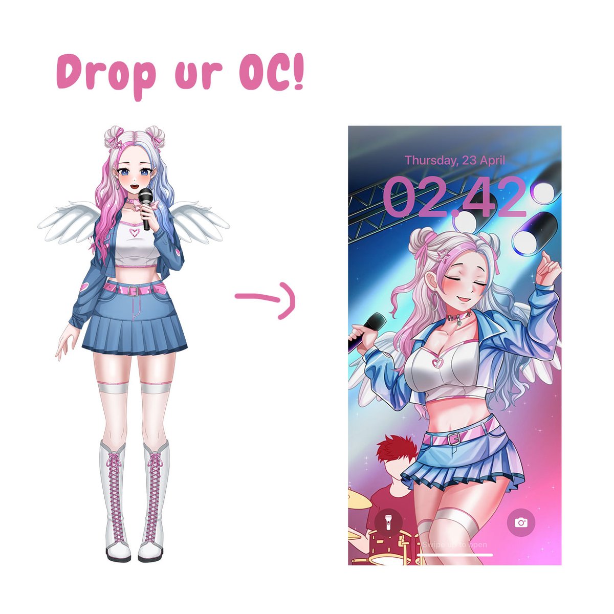 mogumiart's tweet image. Gumigang! DROP ur oc!!

I might pick some and turn them into cute skeb illustrations~

Perfect for wallpapers, lock screens, or anything u wanna use them for!!💖
#artmoots #envtuber #vtuberuprising