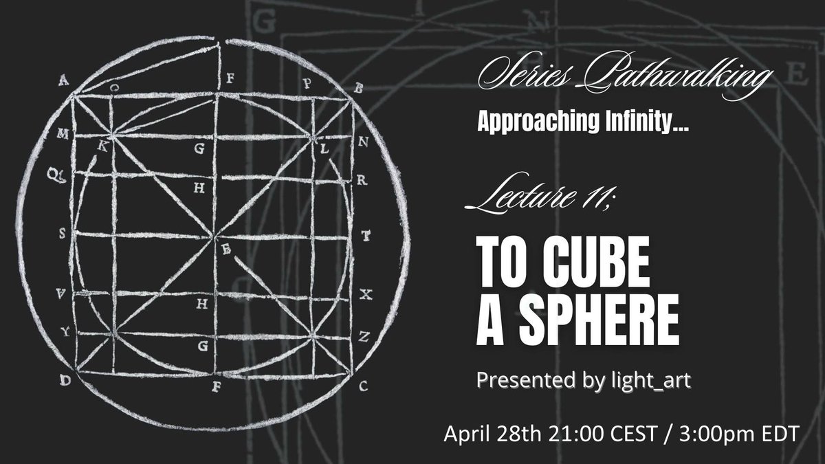 JeremyCrow's tweet photo. Today at 2100 CEST (3pm EDT or 12 noon PDT) we will continue with the Series Pathwalking workshops by Light with session 11 called To Cube A Sphere. This is an open meeting hosted by the Luciferian Research Society.

https://t.co/4QMf86kvEG https://t.co/LWUvIcfpu1