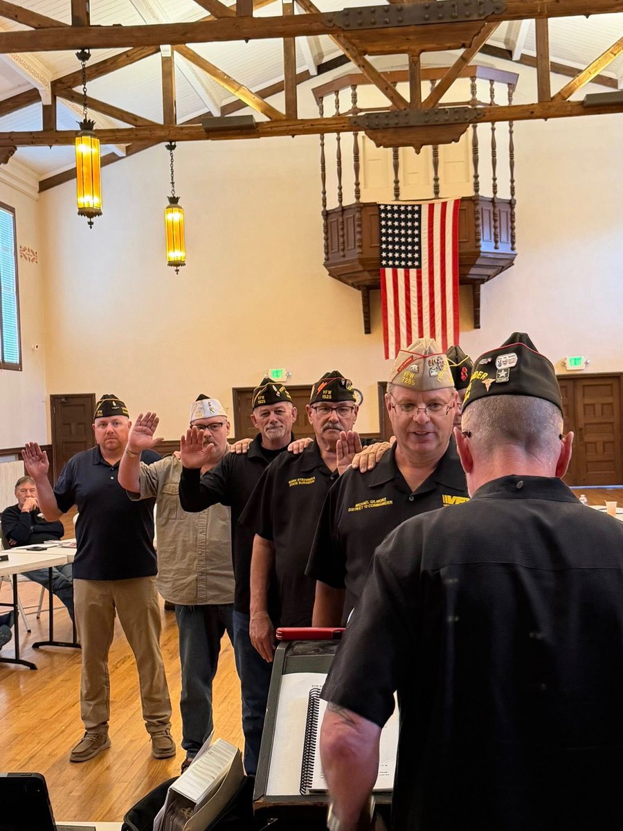 VFWCalifornia's tweet image. District 10 held the installation of officers for the 2026-2027 year and they are ready to lead!

This team is stepping forward with purpose for the year ahead. Congratulations to all!👏🤩🇺🇸

#VFWCA #VFW #StillServing #Leadership #Veterans