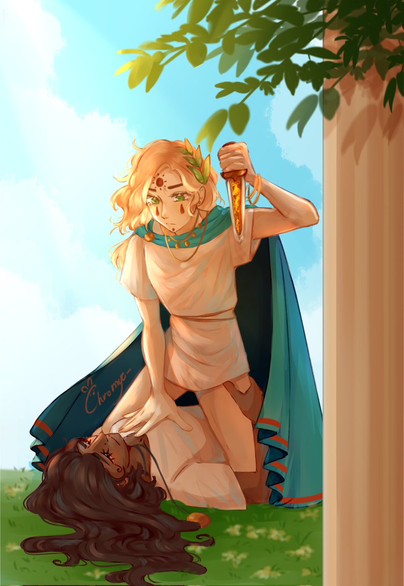 Chromyo_'s tweet photo. Achilles and Hector for a DTIYS ! https://t.co/MNeVCv4xk2