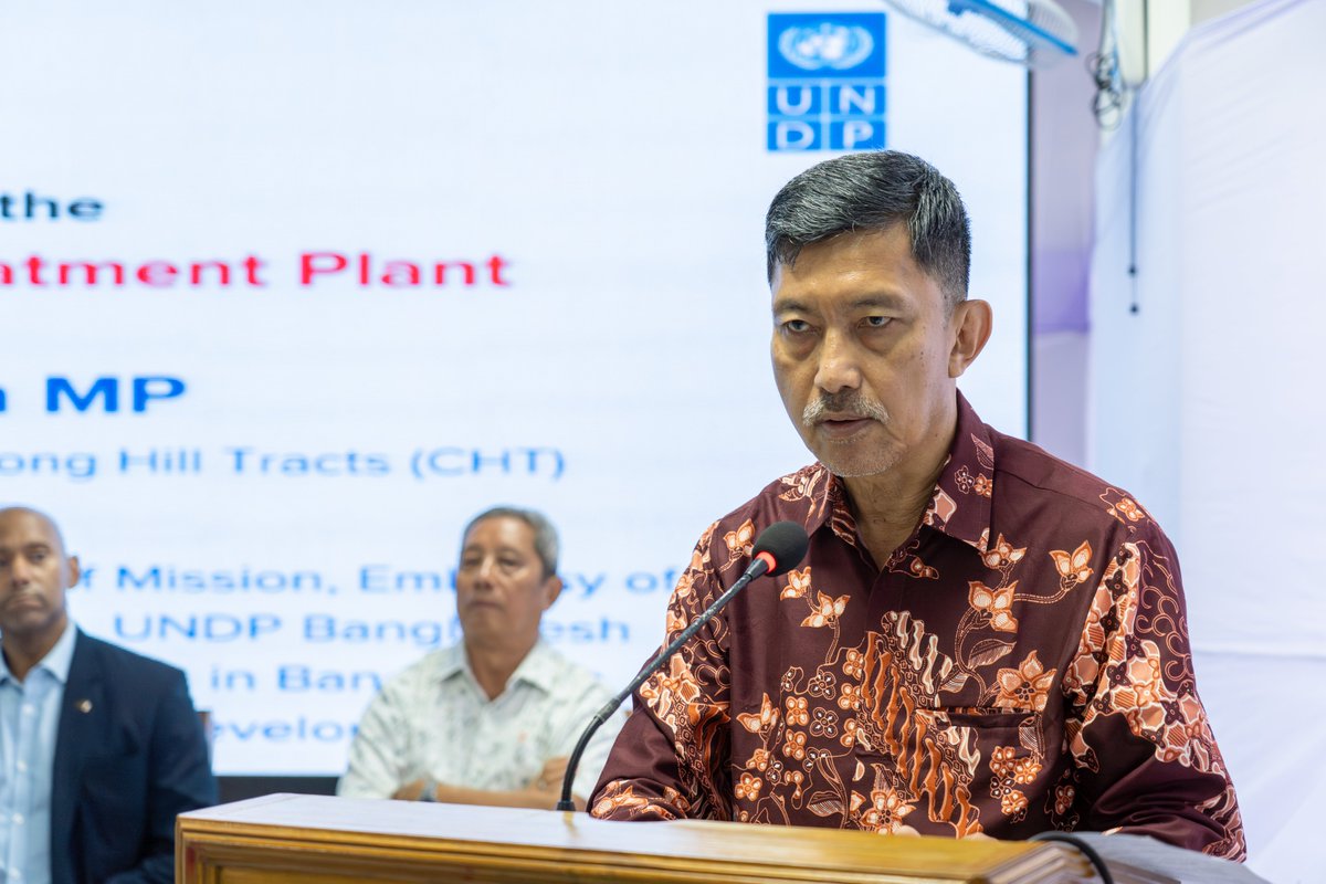 UNDP_BD's tweet image. With support from #PartnersAtCore 🇯🇵 @JapanGov, @UNDP🇧🇩launched an infectious waste treatment plant in Rangamati, strengthening hospital safety, protecting communities, and building resilient health systems in the CHT. Read more: t.ly/9U4JG
@UNDPTokyo