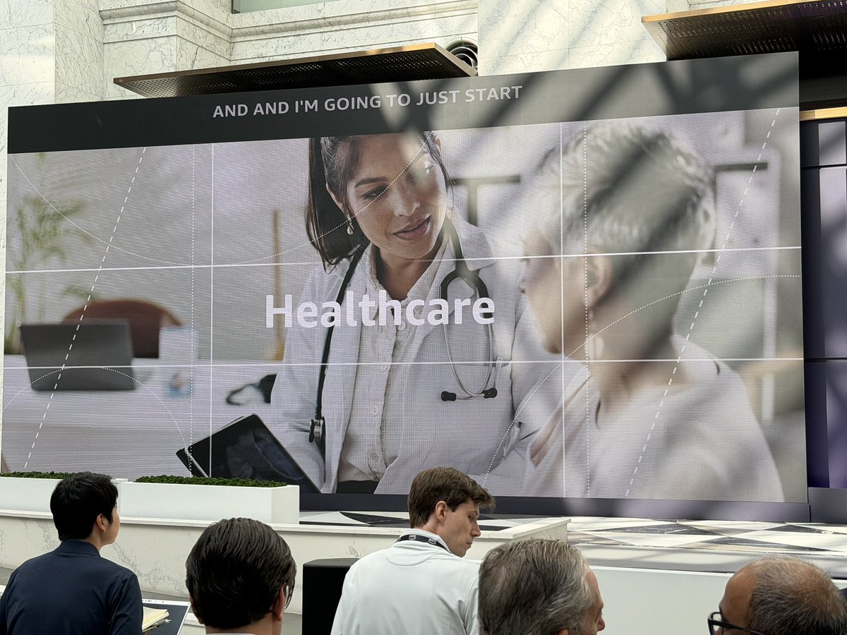tcrawford's tweet image. Next up… Amazon Connect Health is stepping into an incredibly convoluted area to leverage agentic to improve the process. 

#CIO #AI #Cloud #WhatsNextWithAWS