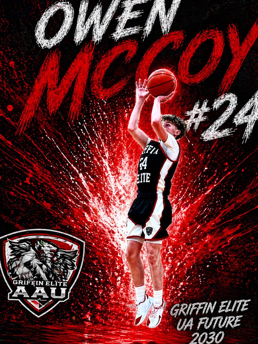 GEUAFuture2030's tweet image. 🔴 Owen “O” McCoy 
⚪️ #24
⚫️ Boyd County Middle School 

A tough, 3-level threat with a high basketball IQ, “O” is everywhere on the court. An outstanding on-ball &amp;amp; off-ball defender with a “ball hawk” mentality. An underrated passer with excellent court vision! #together #O #24