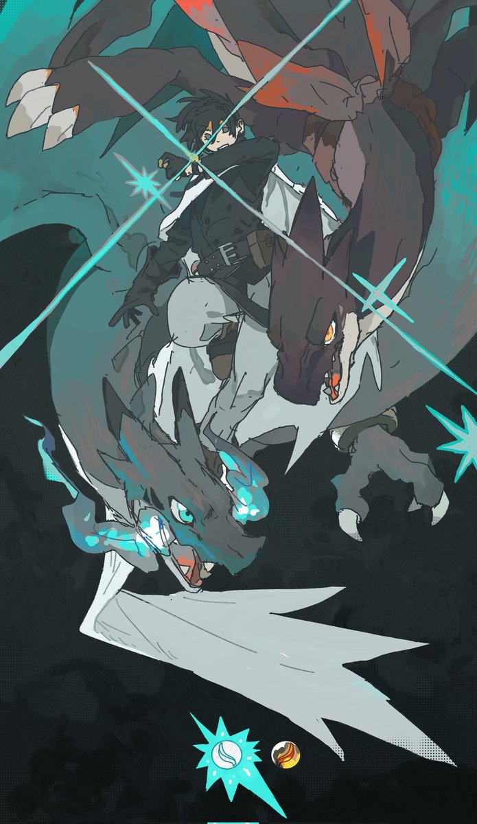 RelentlessZard's tweet image. Enjoy the Journey and Destination.
#Charizard #MegaCharizard #MegaCharizardX #MegaCharizardY #art #anipoke
credit: @Guil87645127