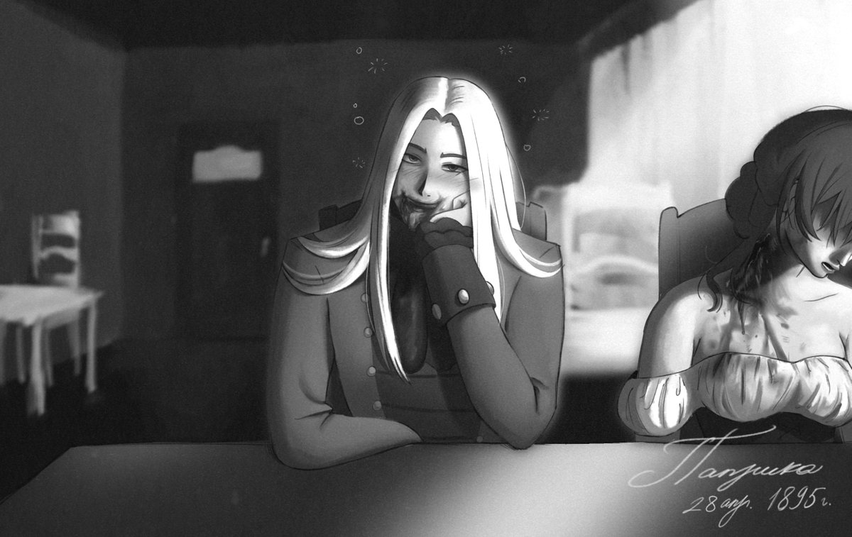 paprikuu's tweet image. A triple hangout 🧛‍♂️ #oc #art #illustration #vampire