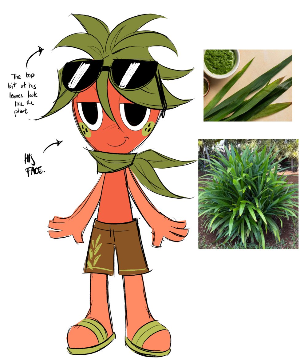 Yippee making up concepts for summer skins again lawl this time its cosmo and sprout 🤗 waa i wanted to do pandan for them, it's a pretty summer-y flavour.
#dandysworldcosmo #dandysworldsprout