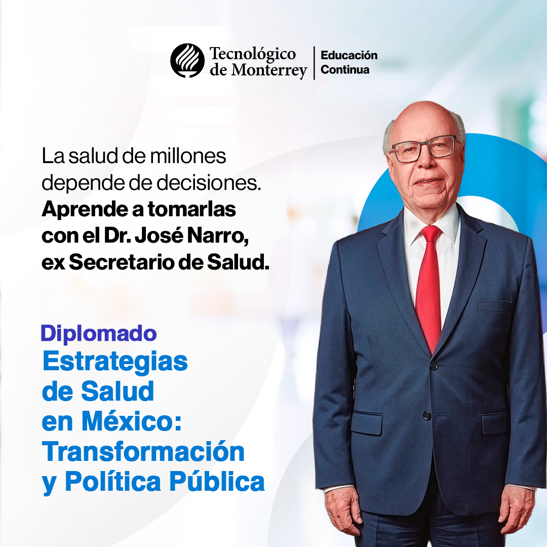 TecSaludMX's tweet photo. ¿Estás listo para ser parte del cambio? El Diplomado Estrategias de #Salud en #México: Transformación y Política Pública te brinda las herramientas para diseñar soluciones estratégicas a los problemas prioritarios de salud.

No pierdas la oportunidad de marcar la diferencia en la salud pública: https://t.co/1HcZF5p3jd
@PyEC_TecdeMty