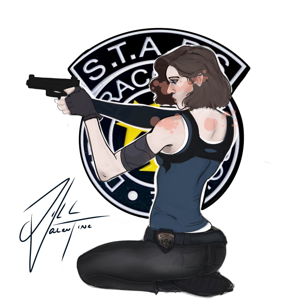 dry_spacee's tweet image. Jill Valentine 
#jillvalentine #residentevil