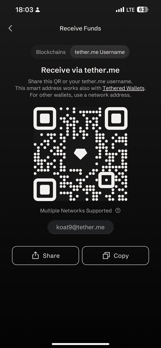 web3gally's tweet photo. @tetherwallet @btc @tether @btc 

Username: koat9@tether.me https://t.co/FVg5cB0dFs
