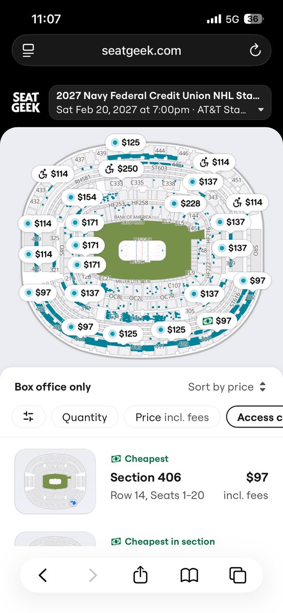 meyer995's tweet photo. Jerry just had to get his cut huh? @dallascowboys 

Who’s gonna pay 100 bucks and have to use binoculars to watch the game https://t.co/nKzdg3Nnkw